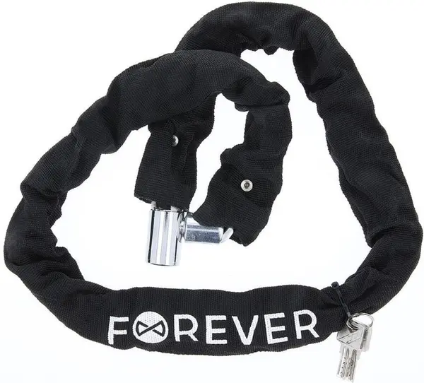 Lacăt de bicicletă Forever - CHL-106, negru