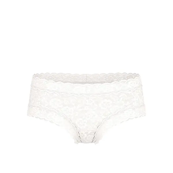Lace cheeky panty white / ivory S