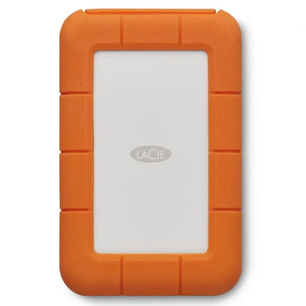 Lacie HDD Extern LaCie Rugged Secure, 2TB, USB 3.0, Rezistent la socuri (Portocaliu)