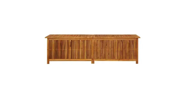Lada de depozitare gradina, 200x50x58 cm, lemn masiv de acacia