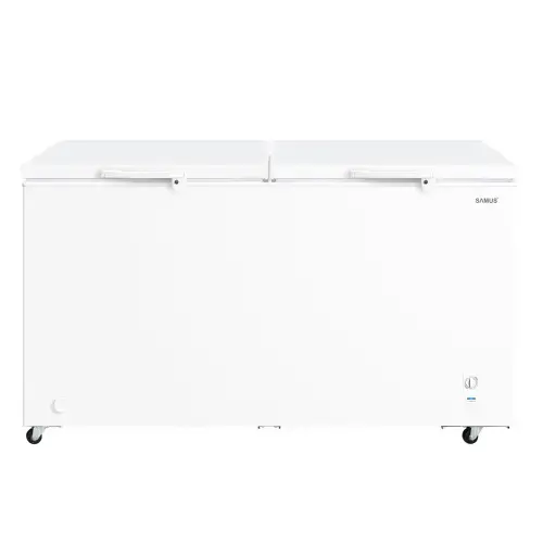 Lada frigorifica Samus LS556E 2 in 1, Congelator/Frigider, 508 l, Clasa E (Alb)