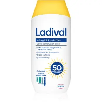 Ladival Allergic Skin Lotiune protectie gel crema impotriva alergie la soare SPF 50+