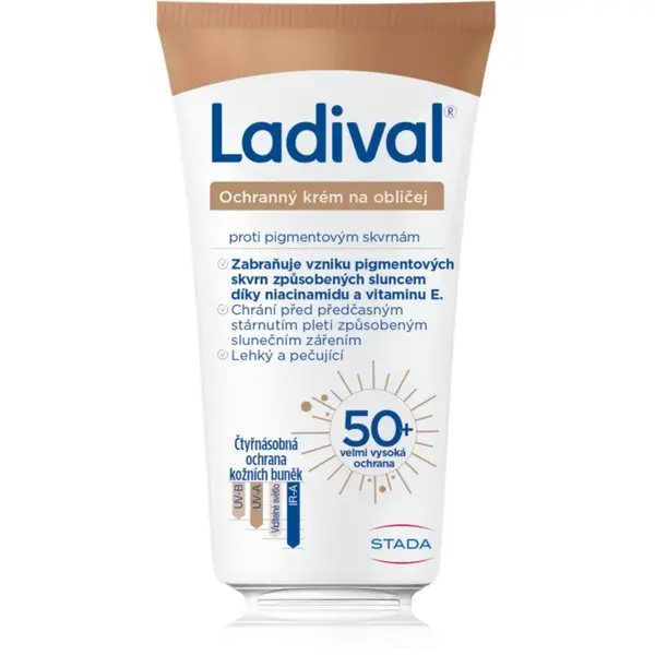 Ladival Anti-Pigment Spots crema protectoare pentru fata cu vitamina E SPF 50+ 50 ml