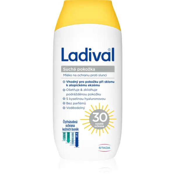 Ladival Dry Skin lapte protector protectie solara SPF 30 200 ml