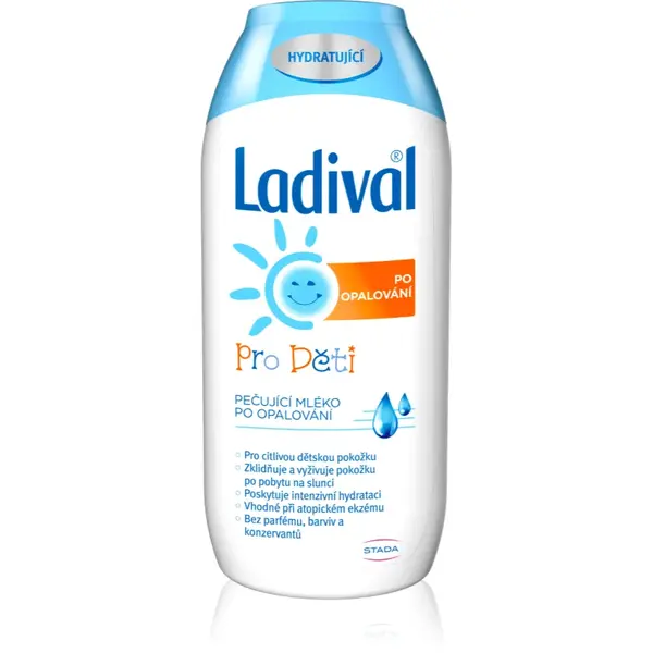 Ladival Kids lotiune regeneratoare dupa expunerea la soare pentru pielea bebelusului 200 ml