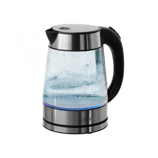 LAFE Fierbator de apa din sticla Lafe Essential 1,7 l, 2200 W, Argintiu
