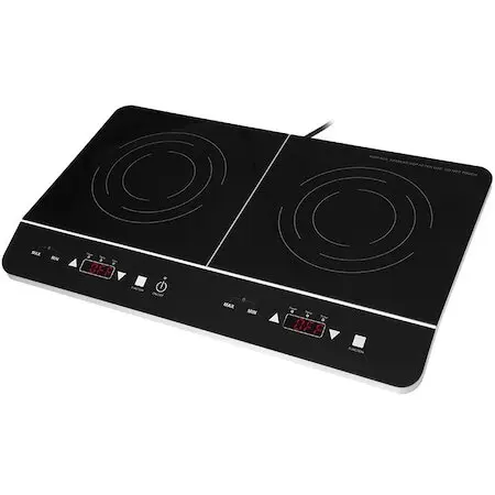 LAFE Plita dubla cu inductie Lafe CIY 002, Putere maxima 2200 W, 2 zone de gatit