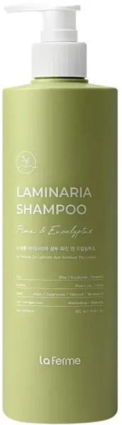 Laferme Laminaria Șampon pentru păr gras Pine & Eucalyptus, 500 ml