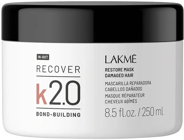 Lakmé K2.0 Mască cu peptide biomimetice pentru reparare moleculară, 250 ml