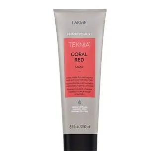 Lakmé Teknia Color Refresh Coral Red Mask mască hrănitoare cu pigmenți colorați pentru a revigora tonurile de roșu 250 ml
