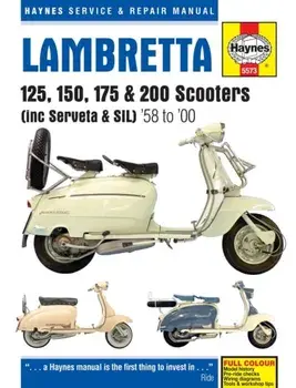 Lambretta Scooters (58 - 00). 125, 150, 175 & 200 Scooters (inc Servita & SIL), Paperback/***