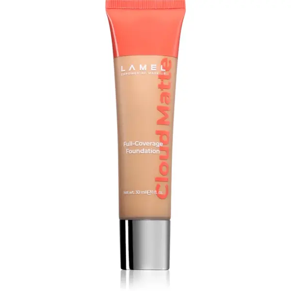 LAMEL Cloud Matte fond de ten cu acoperire completă pentru un aspect mat culoare 07W Hazelnut 30 ml