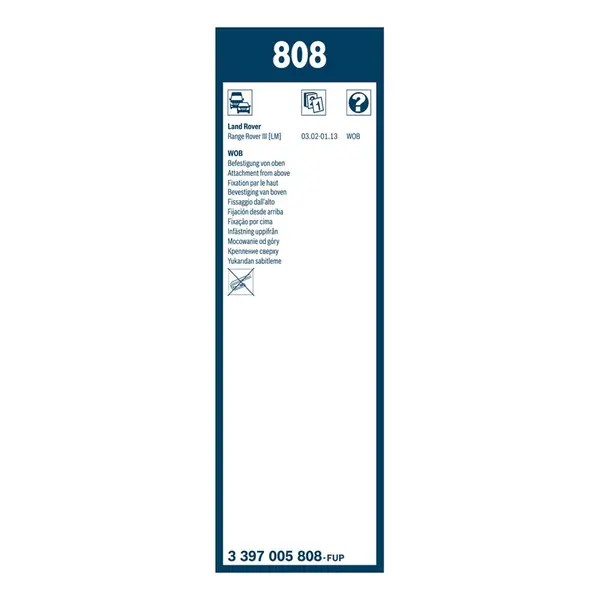 Lamela stergator BOSCH 3 397 005 808