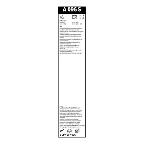 Lamela stergator BOSCH 3 397 007 096