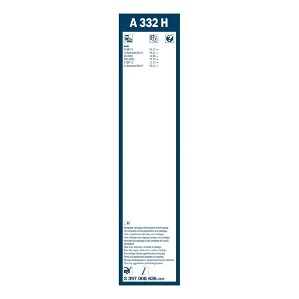 Lamela stergator BOSCH 3 397 008 635
