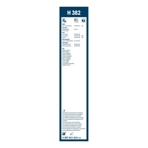 Lamela stergator BOSCH 3 397 011 412