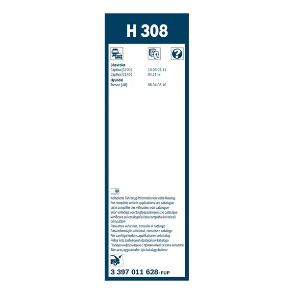 Lamela stergator BOSCH 3 397 011 628