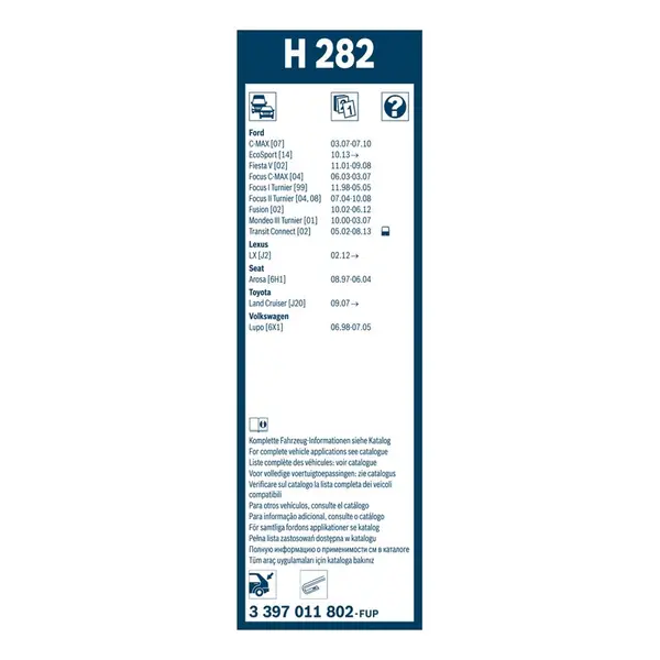 Lamela stergator BOSCH 3 397 011 802