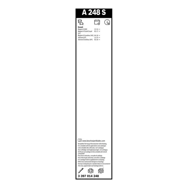 Lamela stergator BOSCH 3 397 014 248