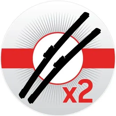 Lamela stergator fata (2 buc) ExactFit 550mm potrivit CHEVROLET TRAILBLAZER; CHRYSLER 300C, SEBRING; CITROEN BERLINGO, BERLINGO MINIVAN, JUMPER I; LAND ROVER DISCOVERY III, DISCOVERY IV 02.94-