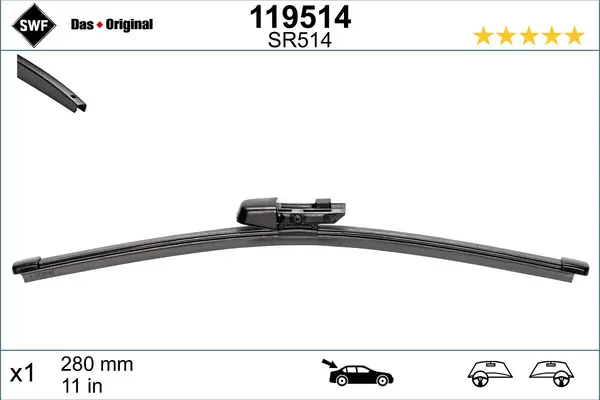 lamela stergator SWF DAS ORIGINAL REAR 119514