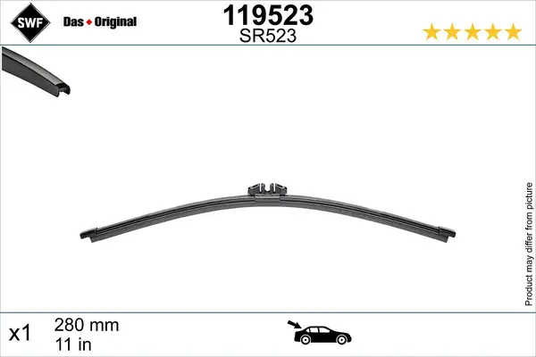 lamela stergator SWF DAS ORIGINAL REAR 119523