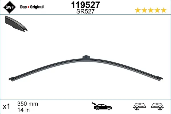 lamela stergator SWF DAS ORIGINAL REAR 119527