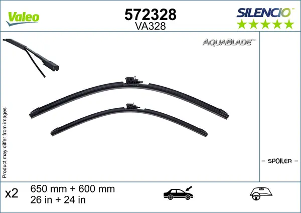 Lamela stergator VALEO 572328