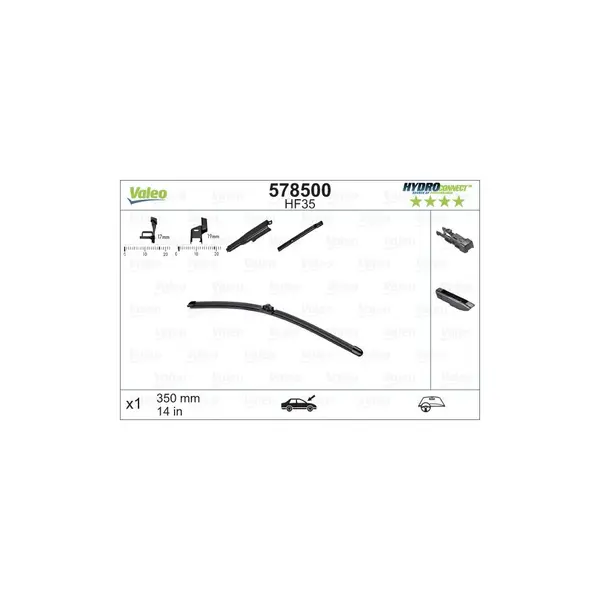 Lamela stergator VALEO 578500