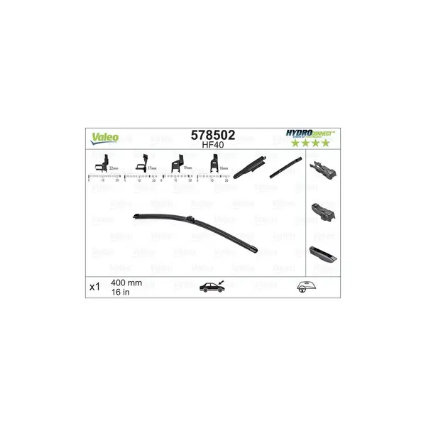 Lamela stergator VALEO 578502