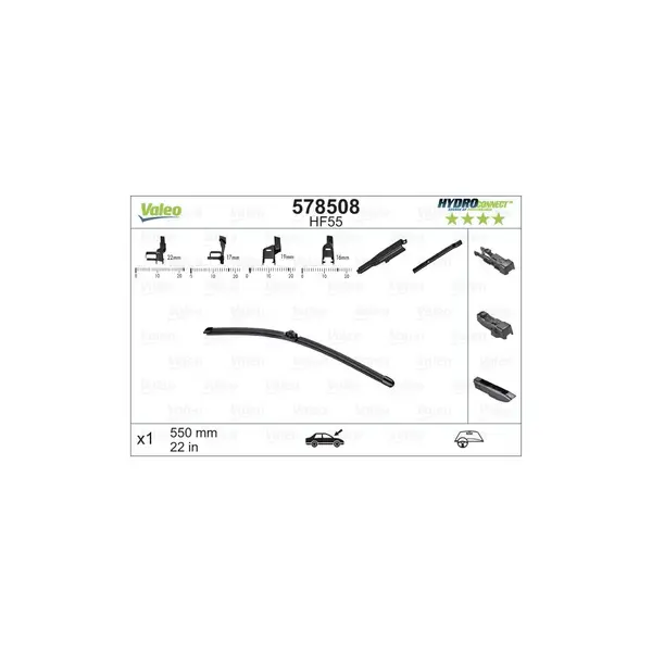 Lamela stergator VALEO 578508