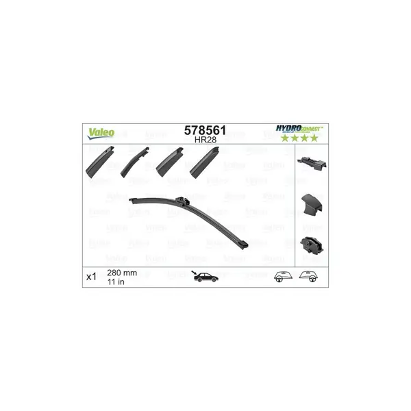 Lamela stergator VALEO 578561