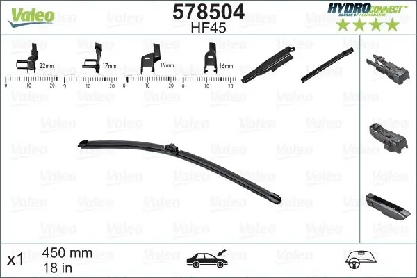 lamela stergator VALEO HYDROCONNECT 578504