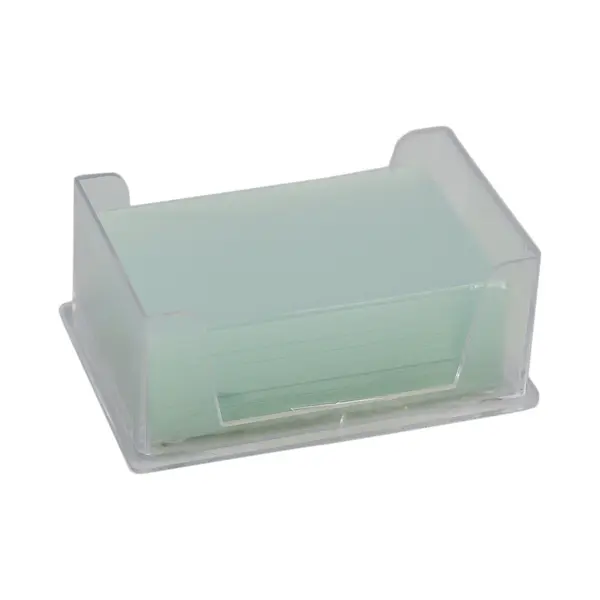 Lamele acoperire microscop din sticla, nesterile, 18x18 mm, grosime 0.3 - 0.17 mm, dreptunghiulare, margini lustruite, pentru laborator si educational, in cutie plastic, 1000 buc, PRIMA