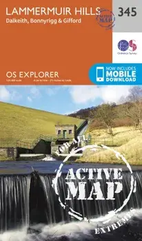 Lammermuir Hills. September 2015 ed, Sheet Map/Ordnance Survey