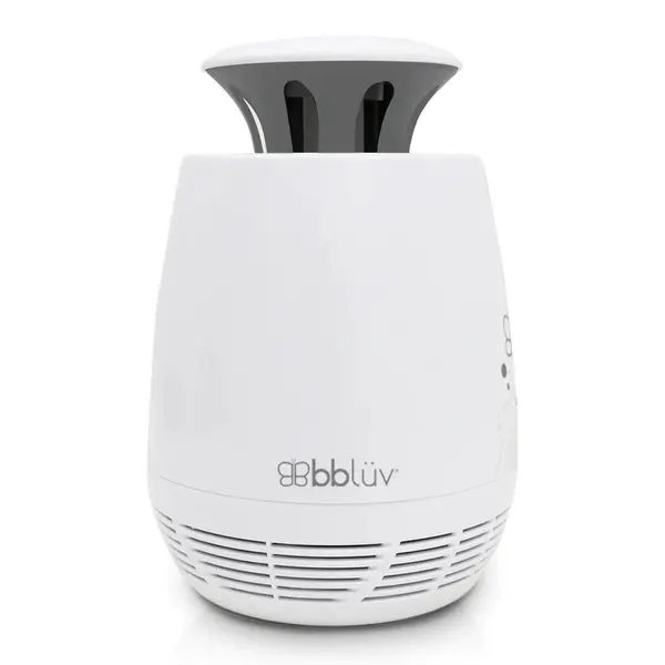 Lampa anti-tantari, BBluv, Moskito, Lumina LED UV, Cu orificiu de aspiratie a insectelor silentios, Usor de curatat, White
