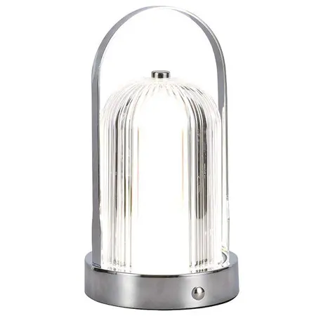 lampa birou 3in1 cu acumulator 1800mah - crome