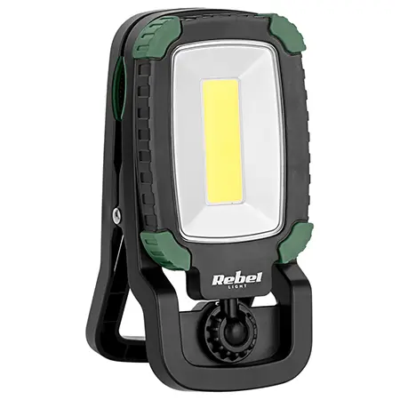 Lampă de atelier LED COB 5W cu acumulator Li-Ion, 500 lm, Rebel URZ3496