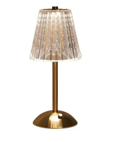 Lampa de birou LED integrat atingere dimabila auriu 1800mAh Q LED102