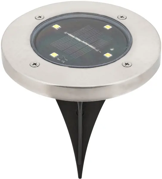 Lampă de grădină Rabalux - Dannet 7975, LED, 0,24 W, 1,2 V, IP44, argintiu