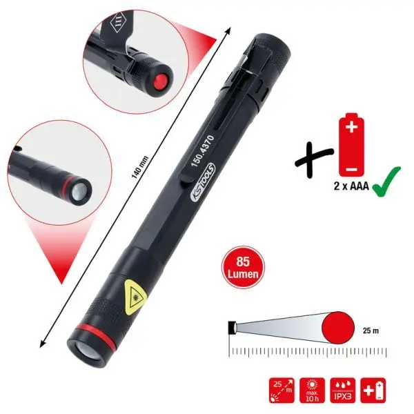 Lampa de mana KS TOOLS 150.4370