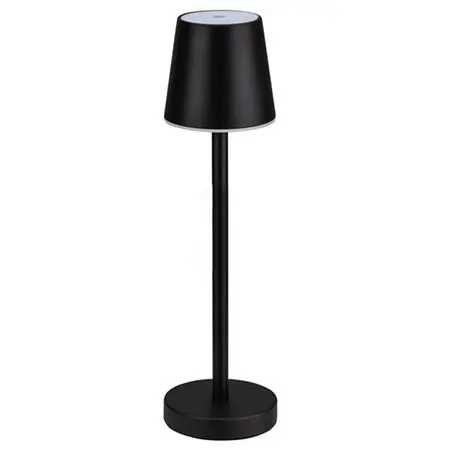 Lampa de masa 3W 4000K dimabil cu acumulator 4000MAH - negru V-TAC SKU-10194