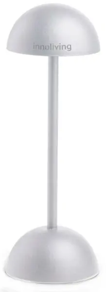 Lampă de masă LED Innoliving - Cu baterie reîncărcabilă, 1W, alb