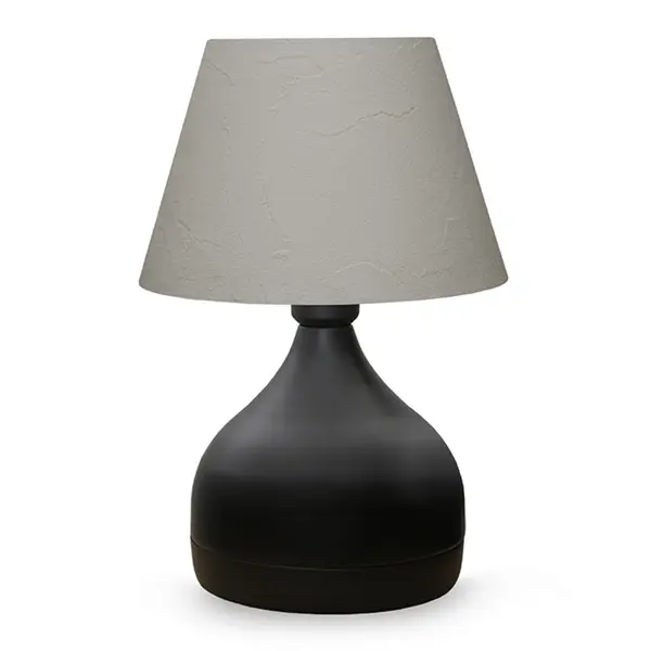 Lampa de Masa PWL-1068, neagra-bej, D22x32 cm