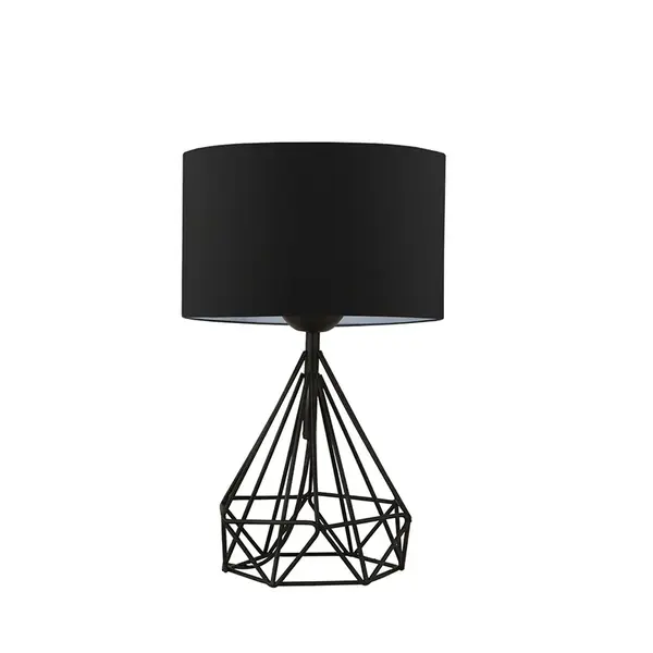 Lampa de masa PWL-1079, negru, D24x41 cm