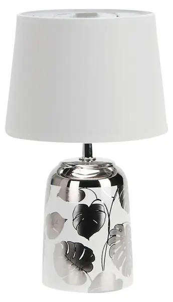 Lampă de masă Rabalux - Sonal , 40W, alb/argintiu