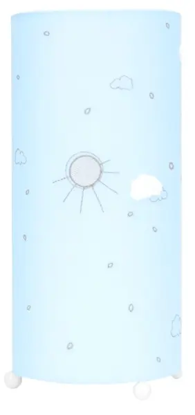 Lampă de noapte cu broderie KikkaBoo Dream Big - Blue, 29 x 13 cm