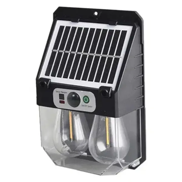 Lampa de Perete, 2 Leduri, Incarcare Solara si Senzor, Telecomanda, Z-tools