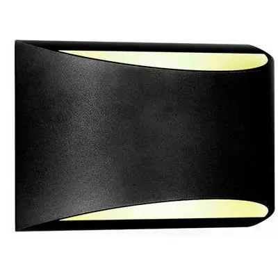 Lampa de perete LED 10W IP54 4000K alb neutru - negru V-TAC SKU-8684