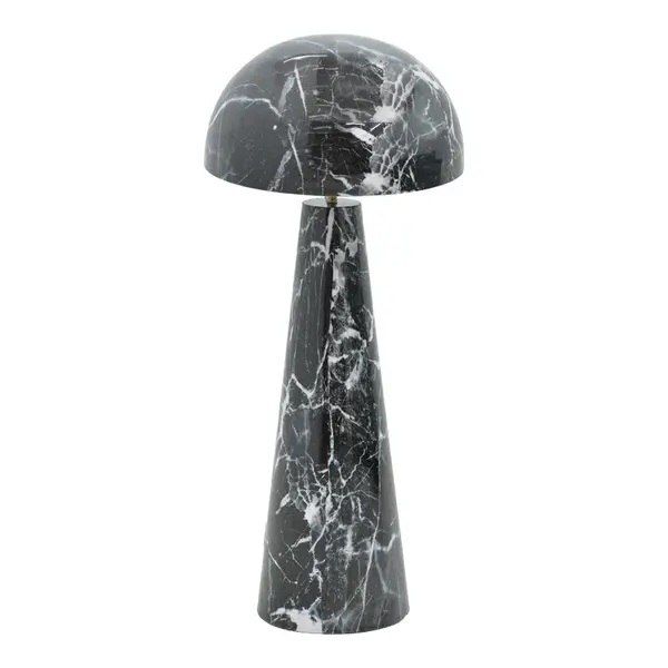 Lampa de podea Flozer marmura metal, negru, D36x79 cm